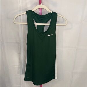 Nike Women's Dark Green Tank Top